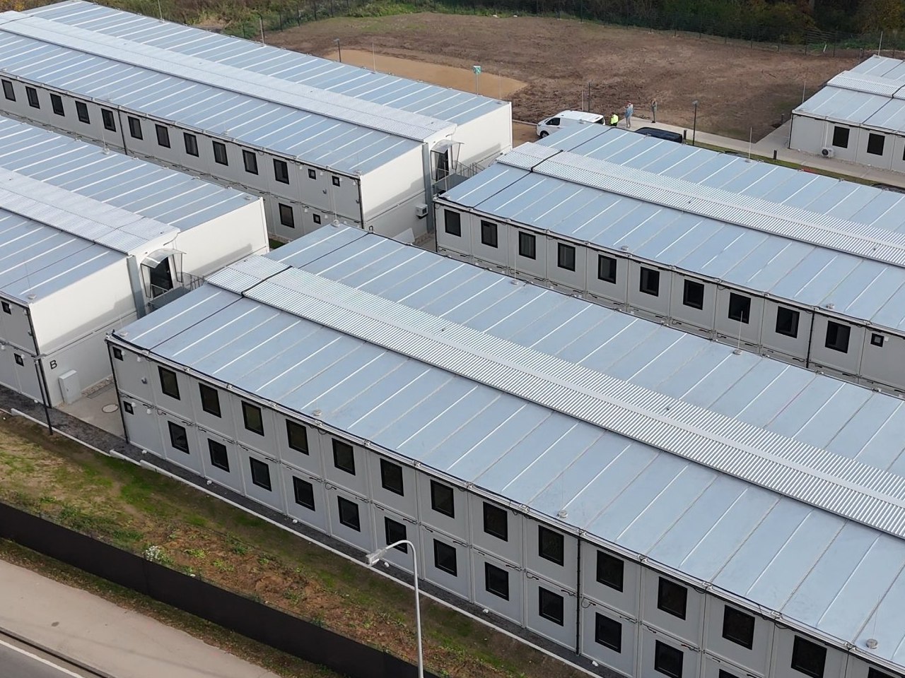 Anlage Alfter, Gesamtansicht aus der Luft