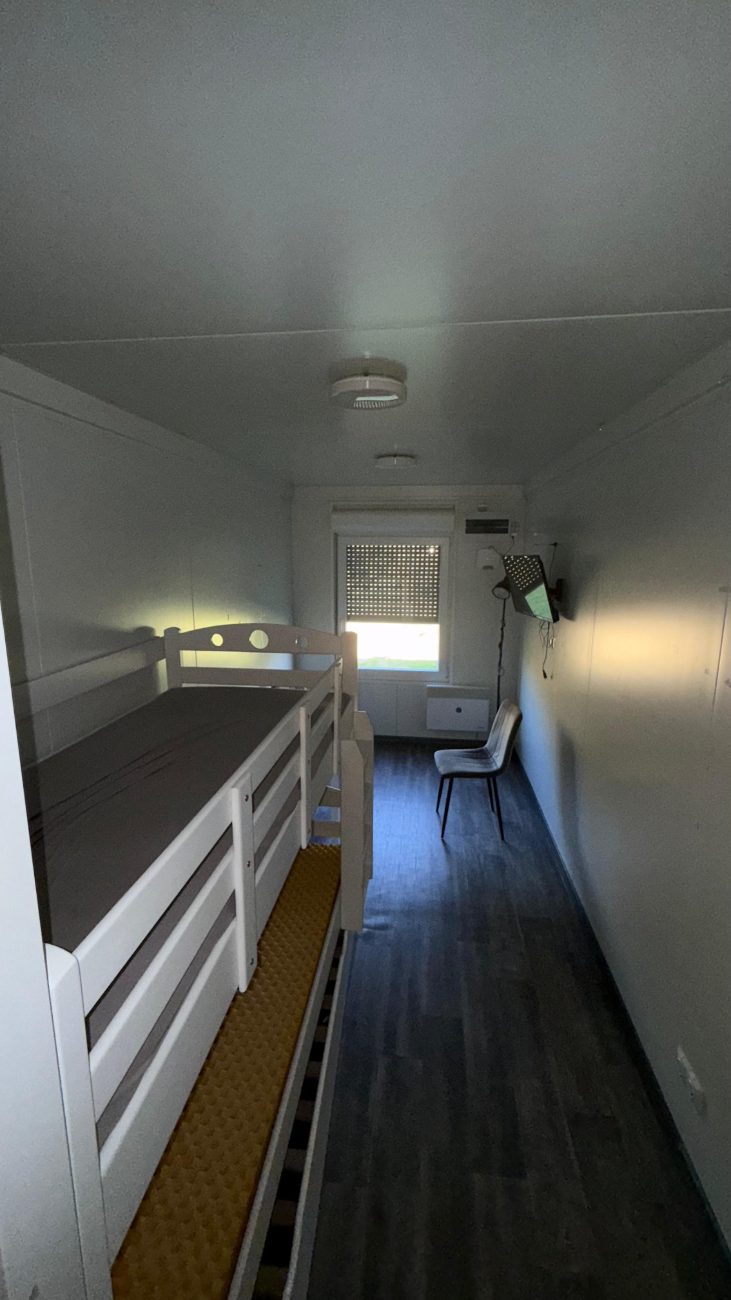 Wohncontainer mit Etagenbett